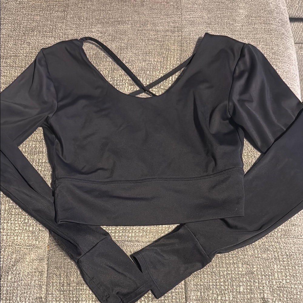 Activewear Black Women's crop top